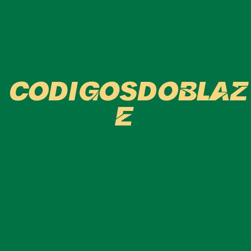 Logo da CODIGOSDOBLAZE